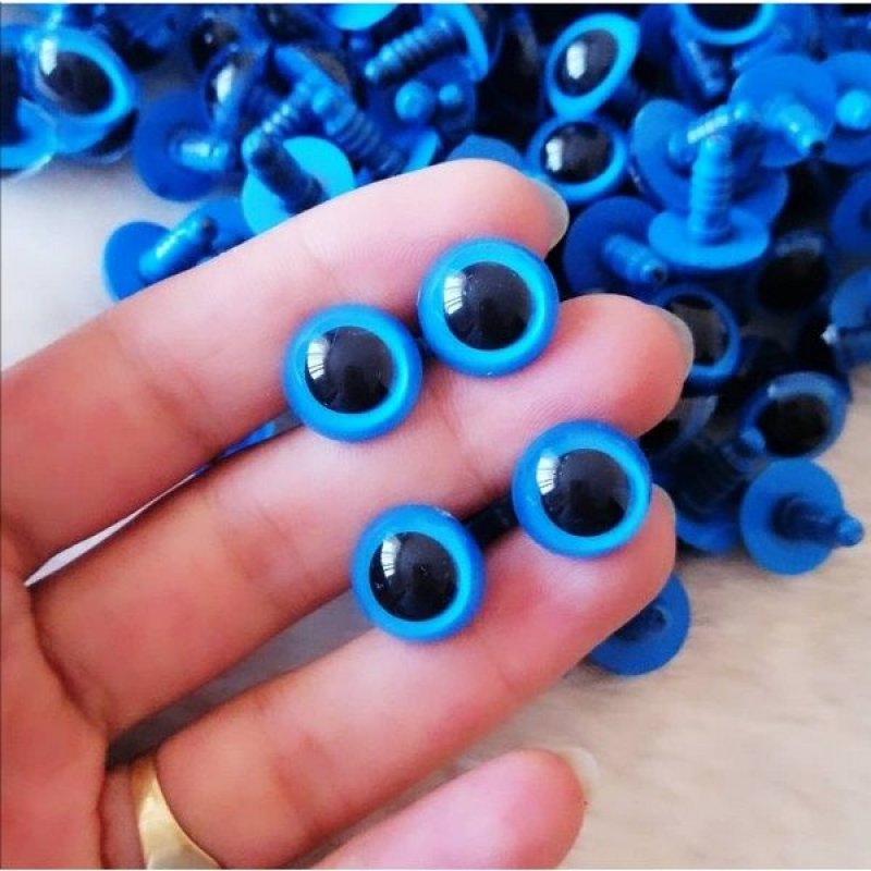 İthal Amigurumi Mavi Göz 12 mm