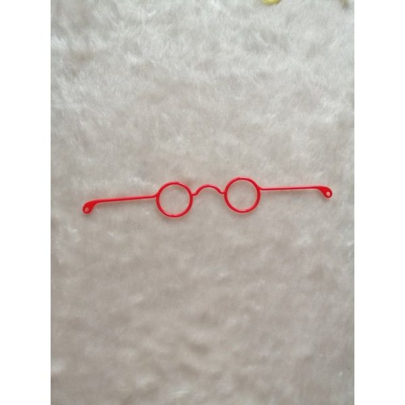 Amigurumi Plastik Gözlük Kırmızı 